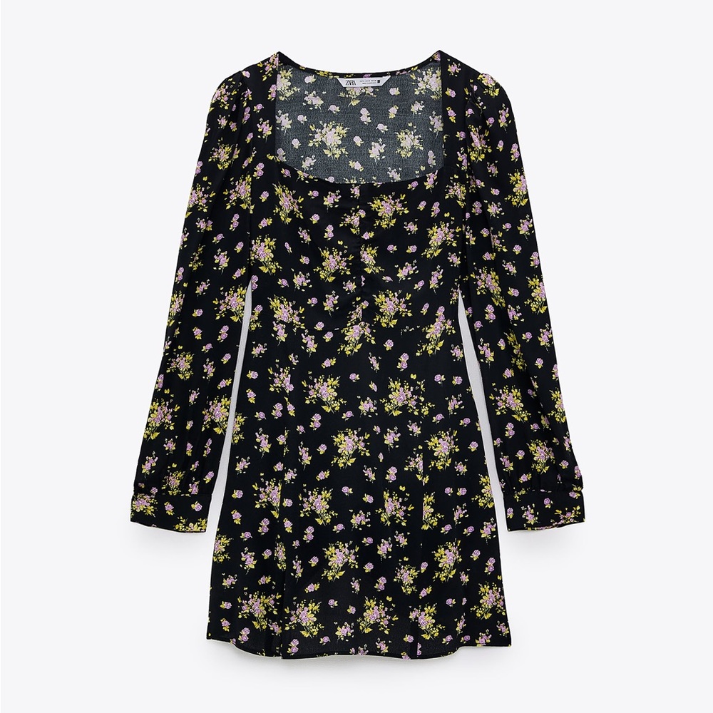 ZARA PRINTED MINI DRESS